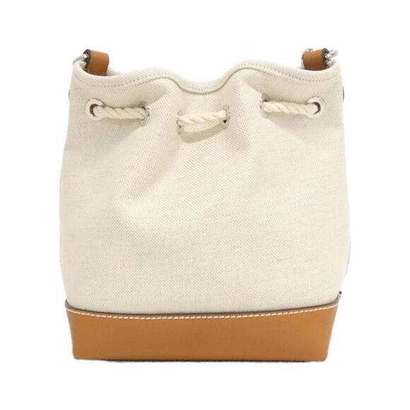 GUCCI White and Tan Canvas Tote Bag - Picture 2 of 7